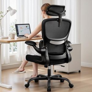 Breathable Mesh Desk Chair with Lumbar Support