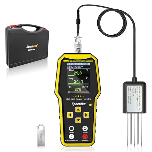±1% High Precision Digital NPK Tester/Soil Moisture Meter/PH Tester/Temperature/EC Monitor for Agriculture