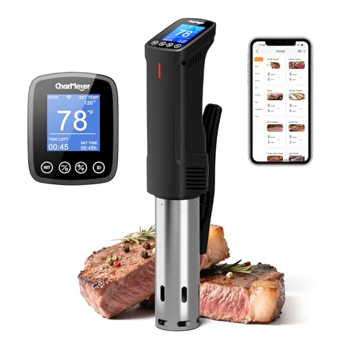 1000 Wattts Sous-Vide Cooker Immersion Circulator App Control with 14 Preset Recipes
