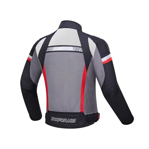 Breathable Mesh Motorcycle Riding Jacket For Men With CE Armored
