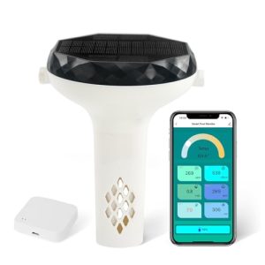 Solar Powered All-in-One WiFi Water Tester for Pools