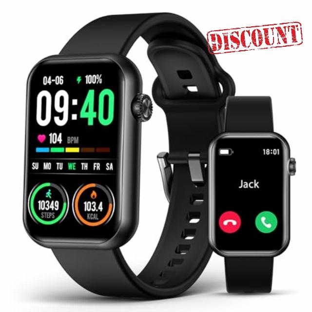 Smart Watch Fitness Tracker (Answer/Make Call)