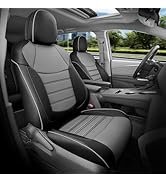 FEINEPRO for Toyota Sienna 2015-2020 Three Row 8 Seat Covers Full Set, Custom Fit Sienna LE,XLE, ...