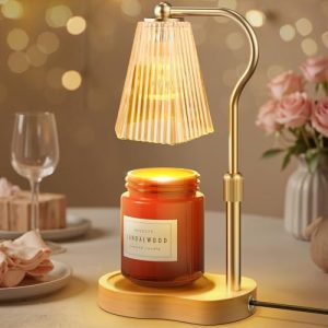 Wax Melt Warmer with 2 Bulbs for Scented Jar Candles