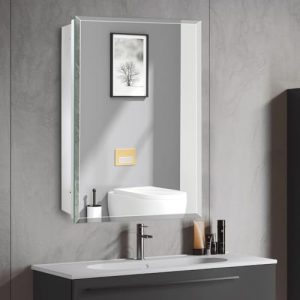 Rectangular Wall-Mounted Cabinet for Bathroom