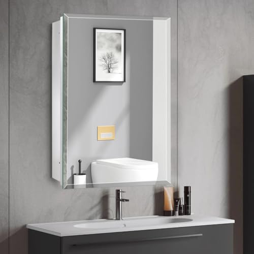 Rectangular Wall-Mounted Cabinet for Bathroom