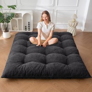 6" Foldable Futon Mattress Tufted Roll Up Floor Bed