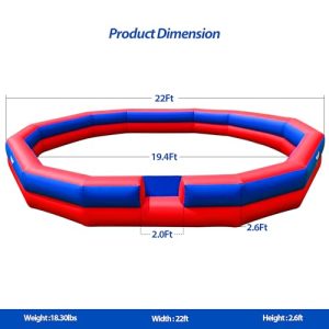 Portable Gagaball Court with Built-in Blower for Indoor Outdoor Fun
