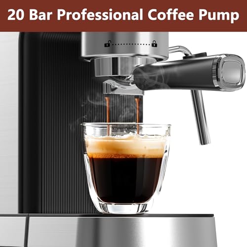 Stainless Steel Coffee Machine for Cappuccino & Latte