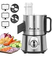 Anatole Electric Vegetable Dicer Slicer Commercial Food Processor Multifunctional Veggie Chopper ...