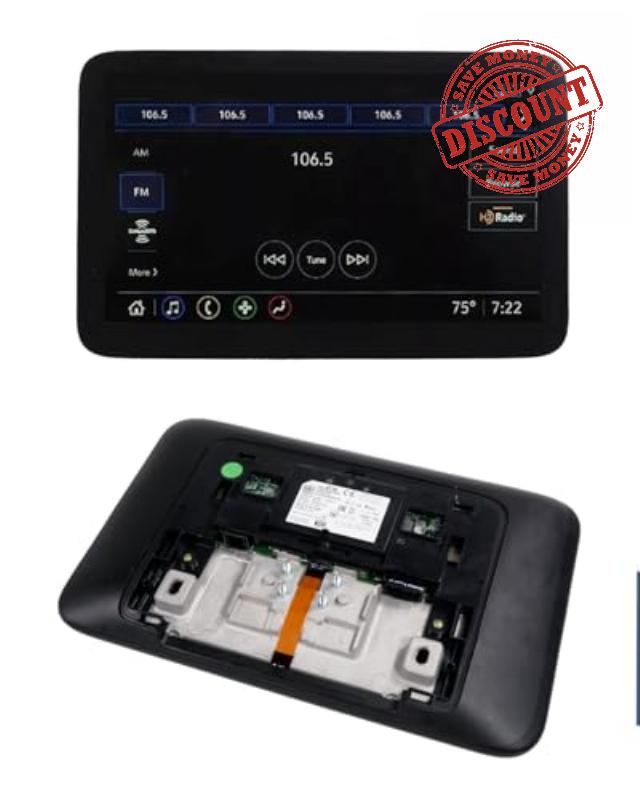 Touch Screen Display Assembly with Casing for Chevrolet 21-24 Cadillac GMC OEM Rear Seat DVD 85100044 84824745