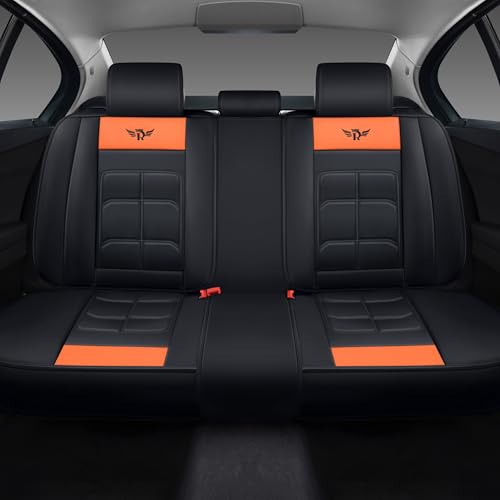 Premium Quality Seat Cover Accessories (Black-Orange)