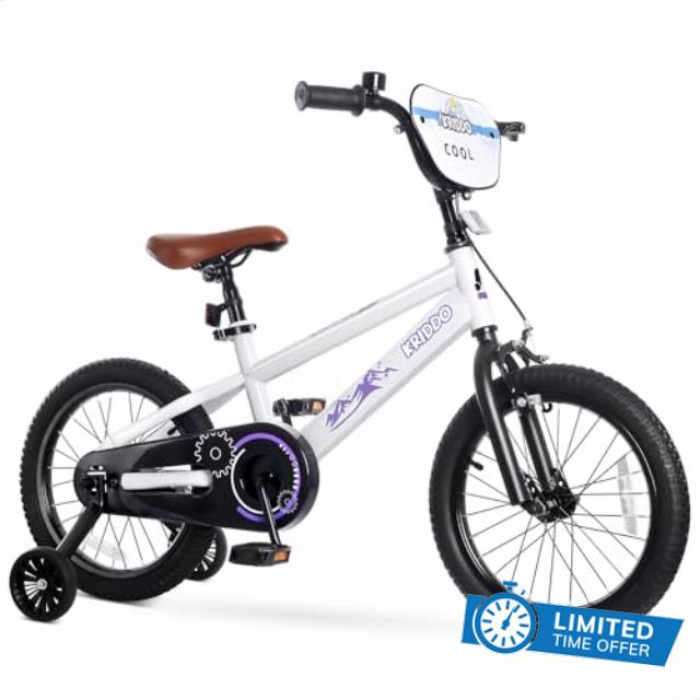 KRIDDO 14-16 Inch Kids Bike for Ages 3–8