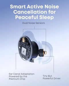 Smart Active Noise Cancelling Sleep Headphones