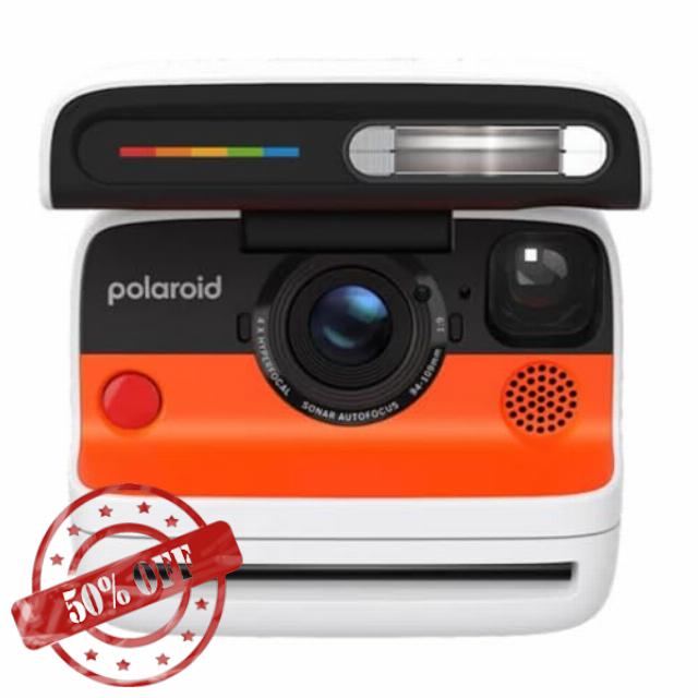 Polaroid Flip Instant Camera with Sonar Autofocus and Retro Design (White)