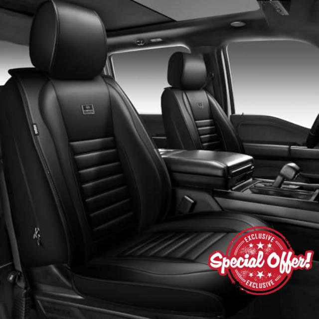 CAR PASS Nappa Leather Car Seat Covers Full Set