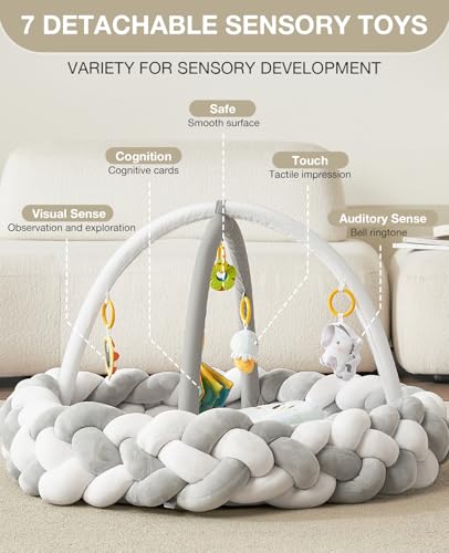 Tummy Time Mat Promotes Sensory Exploration