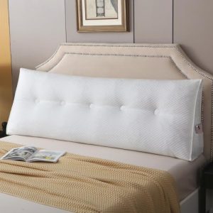 Full Dorm Headboard Pillow Support for Sitting Up