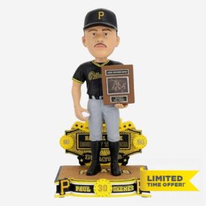 Paul Skenes Pittsburgh Pirates 2024 Rookie Of The Year Bobblehead MLB Baseball