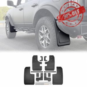 Mud Flaps for 2021-2024 Ford Bronco 2/4-Door