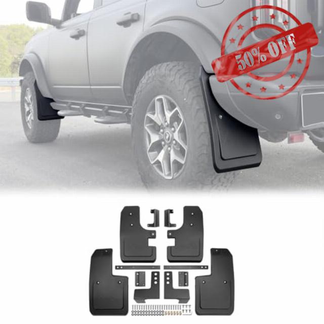 Mud Flaps for 2021-2024 Ford Bronco 2/4-Door