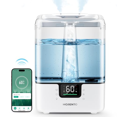 6L Cool Mist Top Fill Humidifier with Essential Oil Diffuser