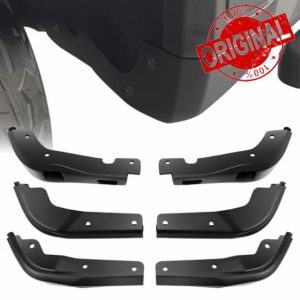 Mud Flap Delete Compatible with 2019-2025 GMC Sierra 1500 Heavy Duty ABS Front and Rear Replacement Kit Increased Tire Clearance