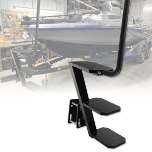Secure Tongue Boarding Step for Boat Trailers