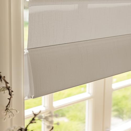 No Drill No Tools Window Roman Shade for Inside Mount Windows