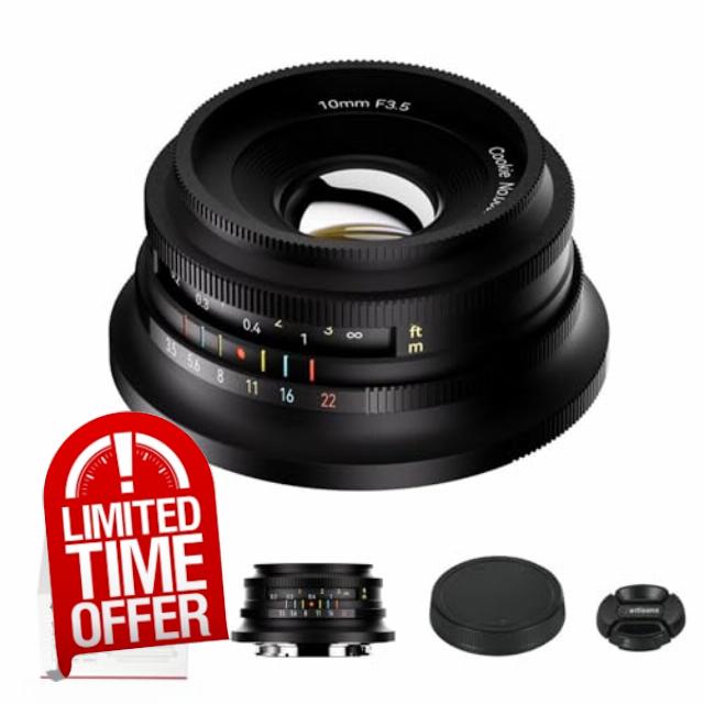 7artisans 10mm F3.5 Ultra Wide Angle APS-C Mirrorless Cameras Lens for Fuji X-Mount