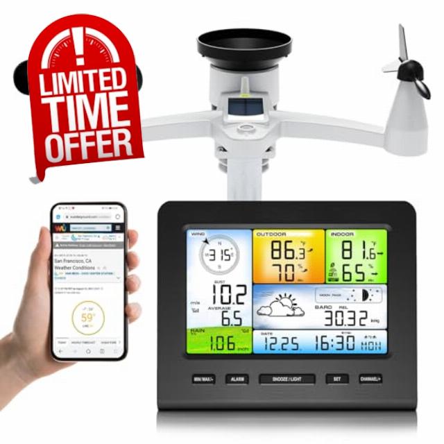 Urageuxy Professional WiFi Weather Station