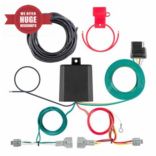 CURT 56552 Vehicle-Side Custom 4-Pin Trailer Wiring Harness
