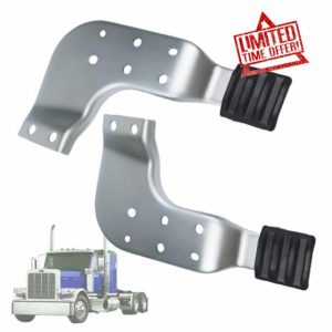 Left & Right Hood Bracket Fit for Peterbilt 389 131 Hood Only