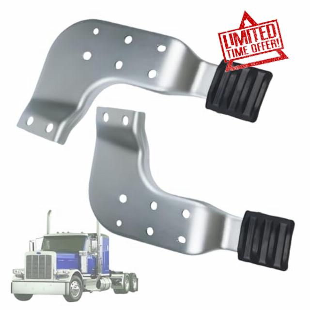 Left & Right Hood Bracket Fit for Peterbilt 389 131 Hood Only