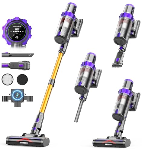 580W 48KPA 65Mins Runtime Self-Standing Vacuum Cleaners for Home