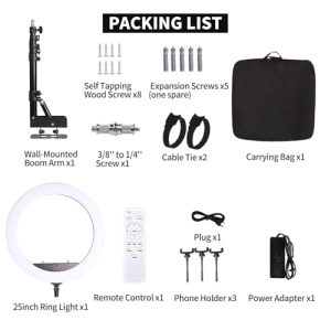 Rotatable Triangle Boom Arm Overhead Light Stand for Photography Lighting Studio