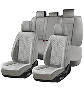 FLORICH Seat Covers for Cars, Seat Covers Full Set 5 Seats, Waterproof Leather Car Seat Covers, F...