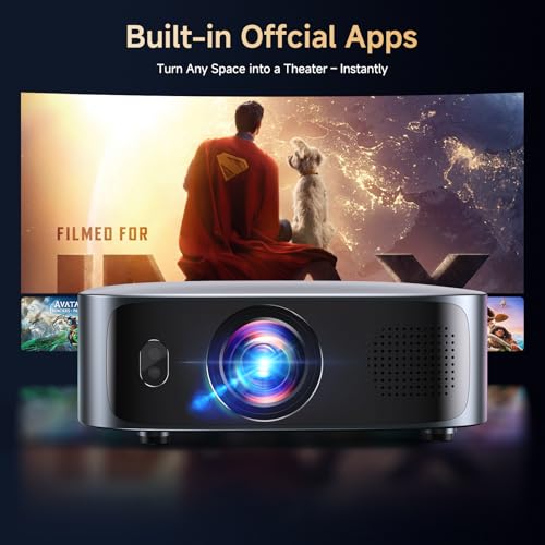 TOF Auto Focus Keystone Smart Projector for Dolby Audio Home Theater Movie
