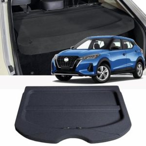 Cargo Cover Compatible with 2018-2024 Nissan Kicks Trunk Cover Rear Trunk Security Cover SUV Accessories Shielding Shade Privacy Screen Cover Nissan Kicks Cargo Cover