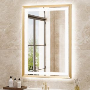 Brushed Gold Metal Frame