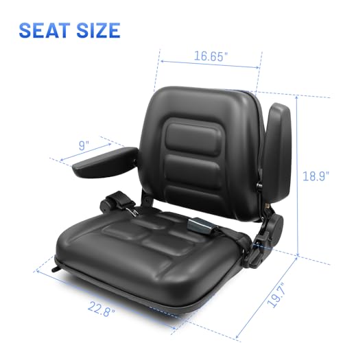 Excavators – Adjustable 120° Backrest