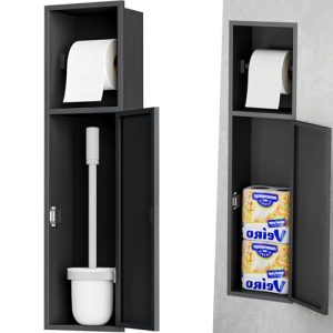 Recessed Toilet Brush Holder