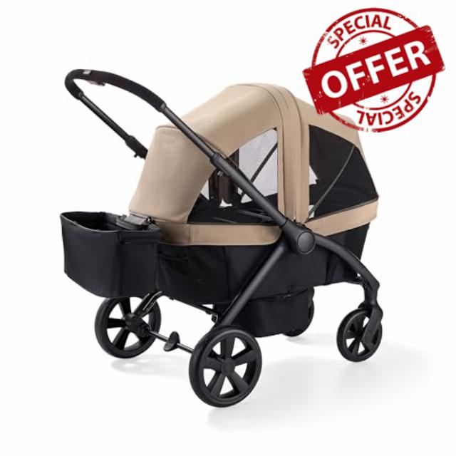 Graco Ready2Roll Stroller Wagon - All-Terrain Stroller Wagon for 2 Kids