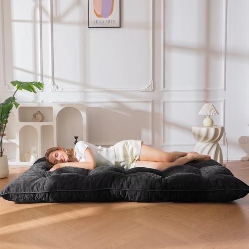 6" Foldable Futon Mattress Tufted Roll Up Floor Bed