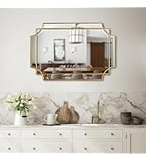 womilous Gold Beveled Mirror, 24