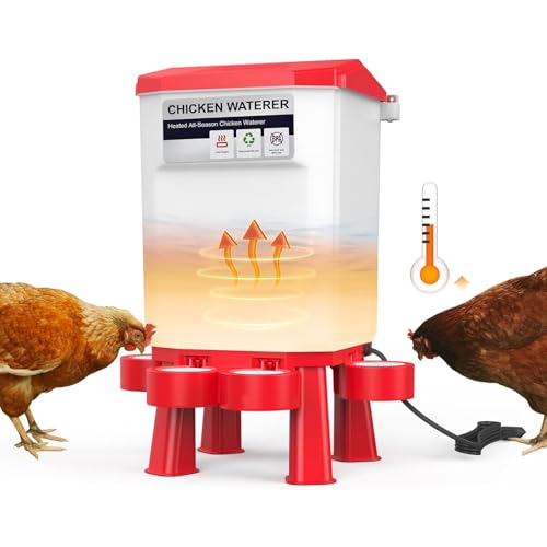 Heated Chickens Waterer 3 Gallon