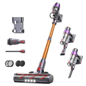 450W 40KPA Cordless Stick Vacuum Cleaner with 55Mins Rechargeable Battery
