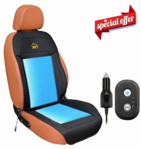 JPart 2025 Upgraded Cooling Car Seat Cover with Massage