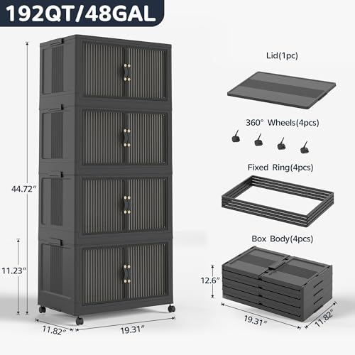 Collapsible Box with Wheels
