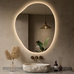 Irregular LED Bathroom Mirror